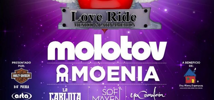Love Ride México & Latinoamérica se realizará el próximo 14 de abril en la Explanada del Complejo Cultural Universitario de la BUAP.