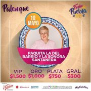 PAQUITA LA DEL BARRIO CANTARÁ A MAMÁS POBLANAS