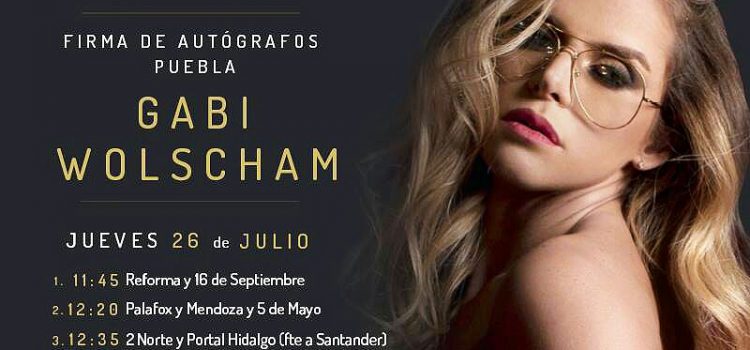 Caravana Play Boy, este jueves 26 trae para ti : GABI WOLSCHAM