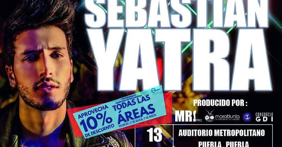 Sebastian Yatra Llega a Puebla