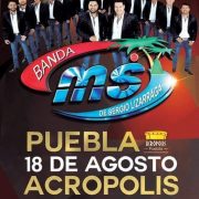 Con Todas las  Fuerzas, llega la Banda Ms, a Acrópolis Puebla