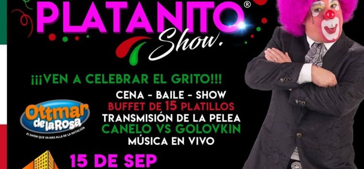 Platanito amenizará NOCHE MEXICANA