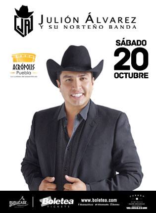 Julión Álvarez y su Norteño Banda se presentarán con todos sus grandes éxitos, en Puebla.
