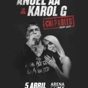 EL CANTANTE PUERTORRIQUEÑO DE TRAP Y REGGAETOON: ANUEL AA y LA COLOMBIANA KAROL G LLEGAN POR PRIMERA VEZ A MÈXICO