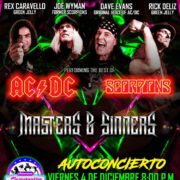 ANUNCIAN EL PRIMER AUTOCONCIERTO DE ROCK INTERNACIONAL CON EL ESPECTÁCULO “MASTERS AND SINNERS” EN CDMX, PARA RENDIR HOMENAJE A AC/DC Y SCORPIONS