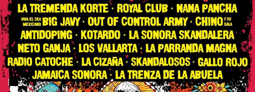 LLEGA EL FESTIVAL “VOLUMEN 1, PURO SKA MEXICANO” AL LEÓN DE CUAUTITLÁN CON TODA LA FUERZA