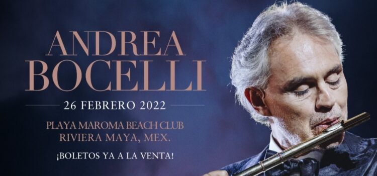 ANDREA BOCELLI ANUNCIA A MATEO BOCELLI, SU HIJO, COMO ARTISTA INVITADO