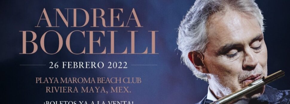 ANDREA BOCELLI ANUNCIA A MATEO BOCELLI, SU HIJO, COMO ARTISTA INVITADO