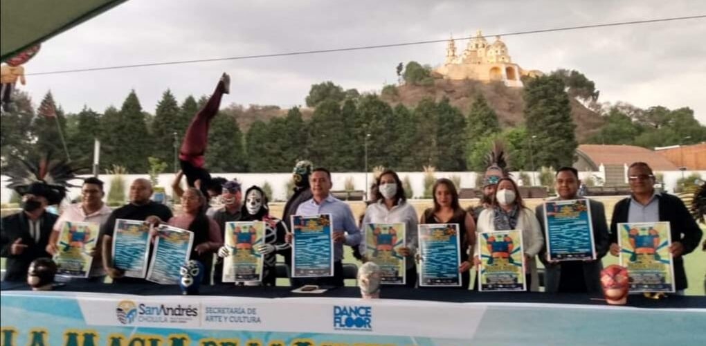 PRESENTAN LA MAGIA DE LA LUCHA LIBRE EN SAN ANDRES CHOLULA