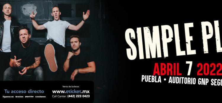 SIMPLE PLAN REGRESA A PUEBLA  NUEVAMENTE EN AUDITORIO GNP