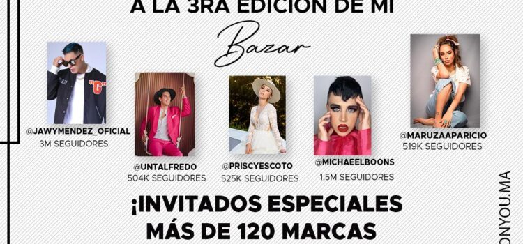 SE REALIZARÁ LA 3a. EDICIÓN DEL BAZAR “EYES ON YOU MARUZA APARICIO”.