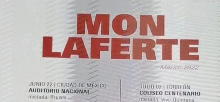 MON LAFERTE anuncia fechas en algunos estados de la República